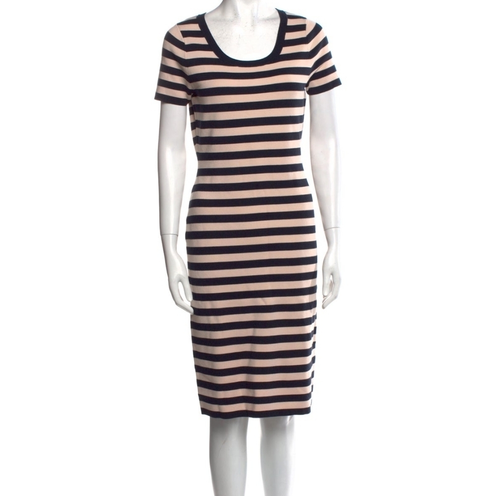 Grey by Jason Wu Striped Pullover Knit Dress